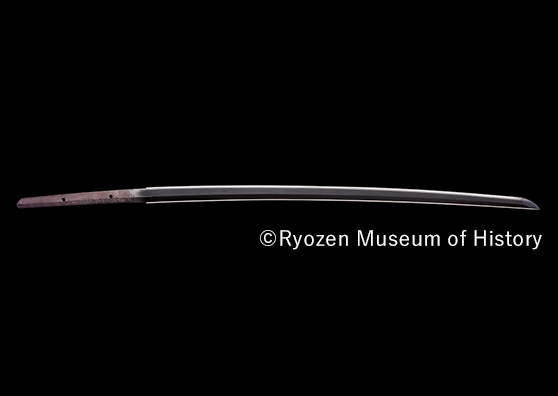 Sword of Kondo Isami, called Ashu Kikkawa Rokuro Minamotono Sukeyoshi (length of blade: 75 cm)