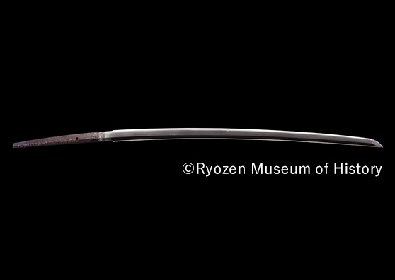 Sword of Hijikata Toshizo, called Yamatonokami Minamotono Hidekuni (length of blade: 68.7 cm)